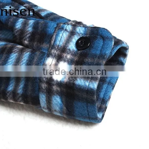 Apparel Stock Lot Good Price Men Fleece Plaids Jacket photo-5