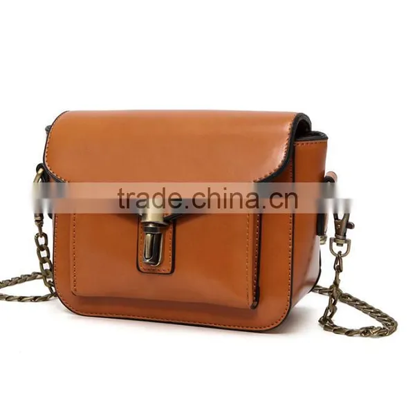Zm50260b Fashion Women Bag New Style Simple pu Leather Small Lady Messenger Bag photo-6