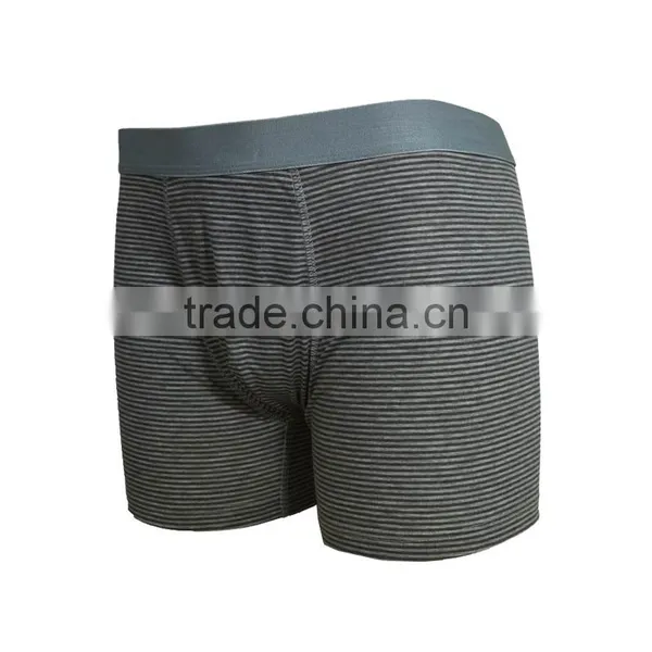 Latest Man Boxer Comfortable Cotton Underwear With Stripes Man's Brief Suits photo-3