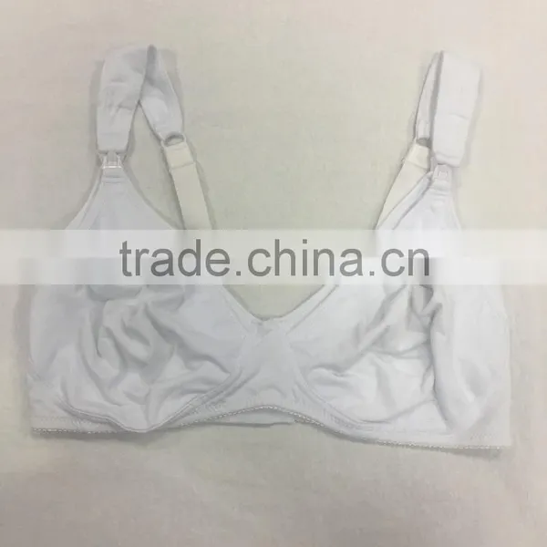 Women's Lace Full Figure Wire Free Nursing Breastfeeding Maternity Bra photo-2