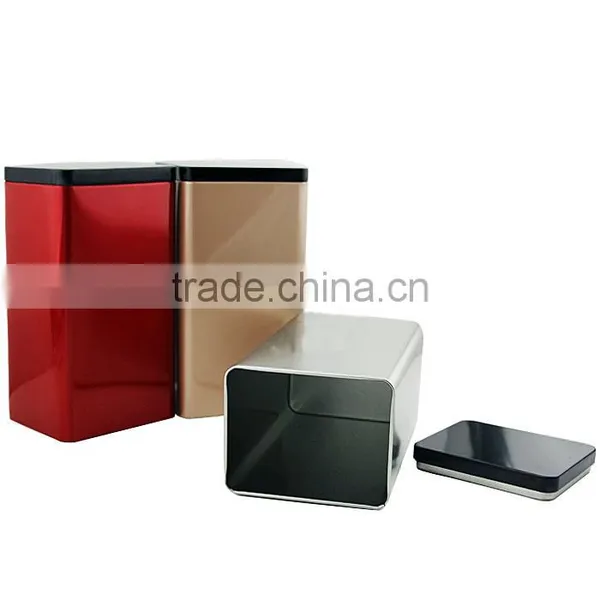 The Fine Blank Caddy Hand Cream Cosmetics Packaging Tin Box Square Tin Case Customize Metal Cans photo-3