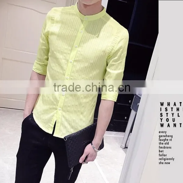 Cultivate One's Morality 5 Minutes of Pure Color Sleeve Shirt photo-5