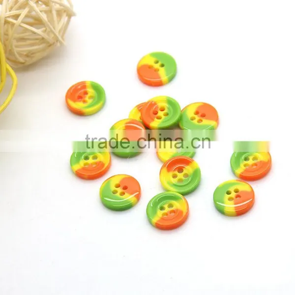 High Quality Three Color 2-Holes 13mm Fatback Designer Shirt Buttons photo-3