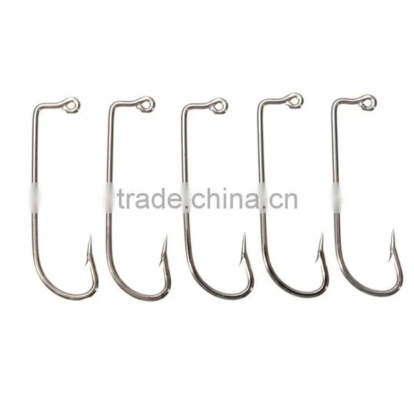 The Best Quality Fishing Tools Lot 100PCS Jig Hook Jig Big Stainless Steel Fishing Hooks White Color Fish Hook Size 2 photo-2