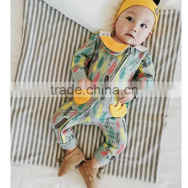 Wholesale Baby Clothes Romper Fashion Printed Baby Romper Onesie photo-2