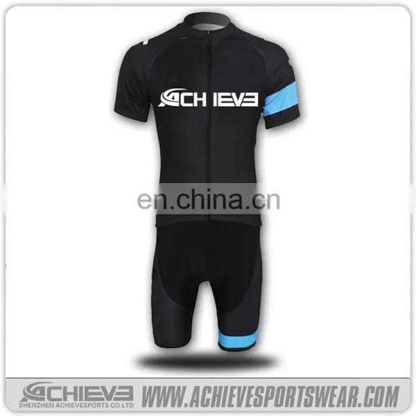 2017 Wholesale Custom Sublimation Polyester Fitness Cheap Cycling Wear photo-5