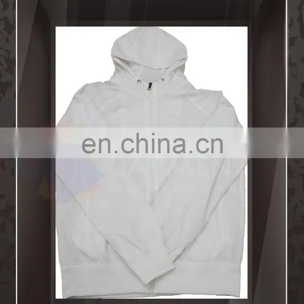 OEM Design Hot Sales Outdoor Waterproof Zip Logo White Printing Men Running Jacket