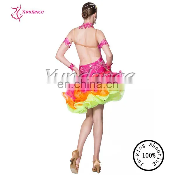 L-10212 China Manufacturer High Quality Free Size Latin Costumes for Women photo-6