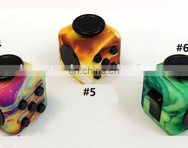 Best Selling Wholesale Retail Cheapest Leopard Print Fidget Cube Camouflage Fidget Cube Decompression Fidget Toys photo-3