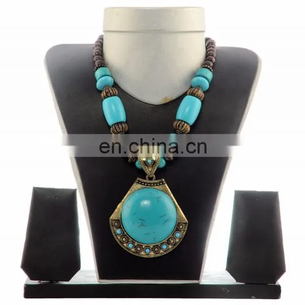 Belly Dance Costume Jewelry -Vinatge Pearl Neckalce Indian Fashion Jewelry photo-3