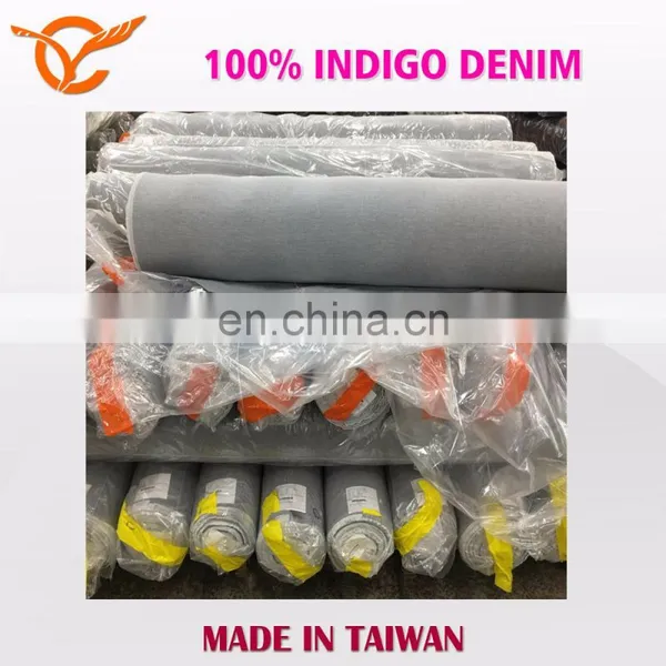 Made In Taiwan 100% Indigo Denim Fabric Stock Lots photo-4