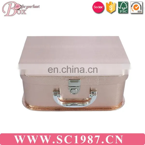 Mini Paper Cardboard Toy Suitcase Boxes photo-6