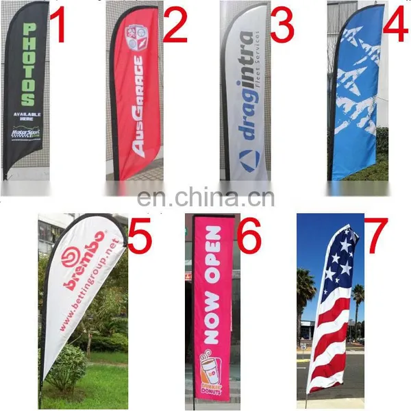 Feather Beach Flag Banner With Iron Spike for Sale photo-2