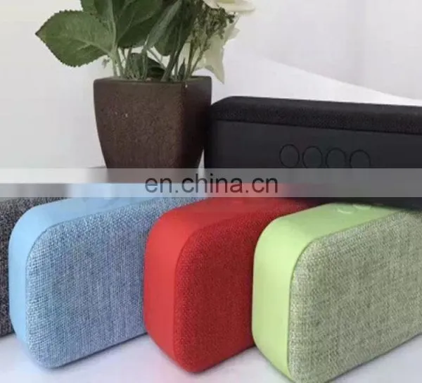 5W*2 Bluetooth Speaker Portable Wireless Stereo Creative Home Outdoor Car Phone Subwoofer With Cloth Fabric photo-2