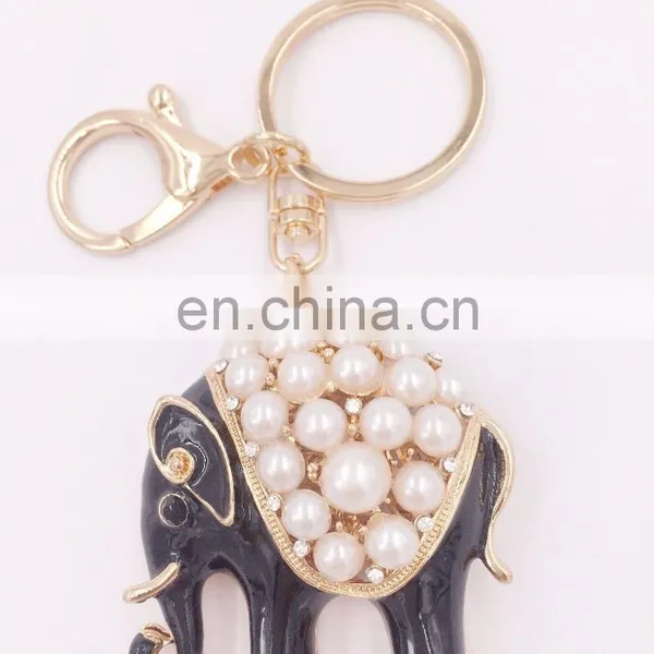 Animal Auspicious Elephant Key Chains Car Keyring Handbag Pendant Jewelry Ornaments photo-5