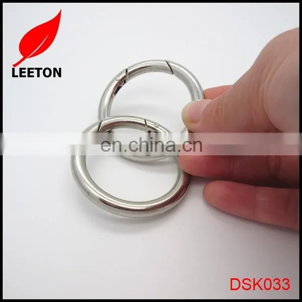 Factory Supply Zinc Alloy Strong Round Carabiner Hook photo-5