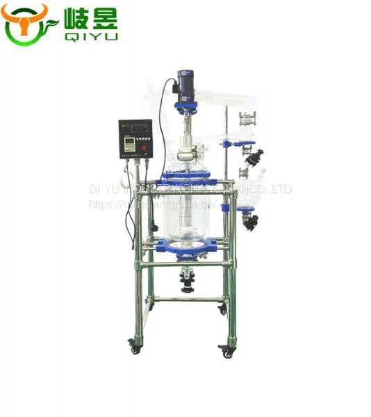 Factory Price Chemical Glass Lined Reactor With Condenser