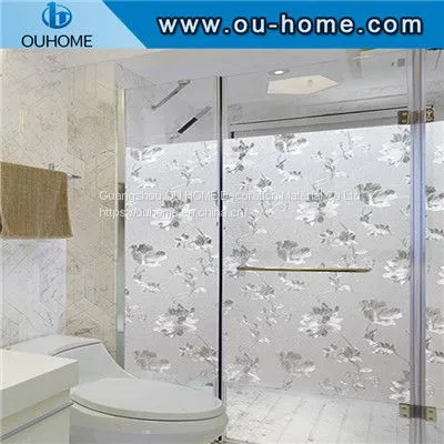 H612 Non-Adhesive 3D Decorative Privacy Static Glass Film photo-3