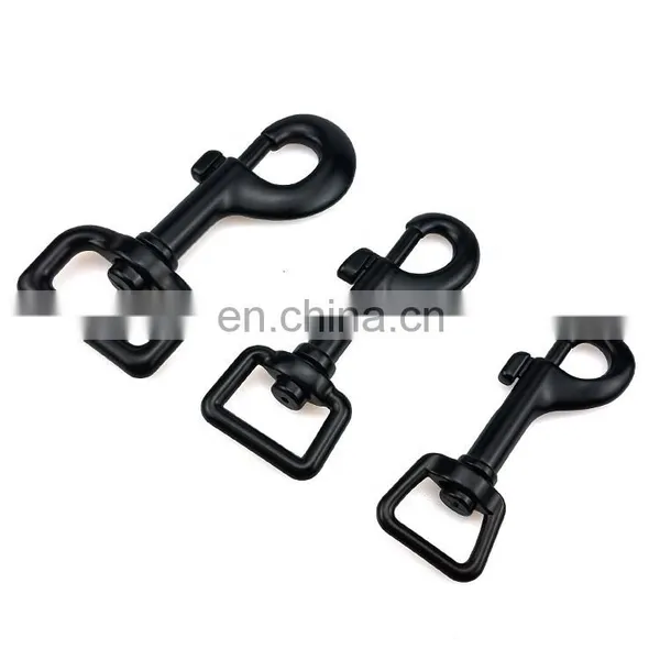 Factory Black Spray-paint Zinc Alloy Swivel Snap Hook for Dog Leash photo-4