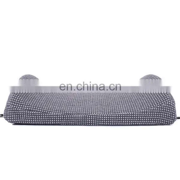 Hot Sale Grey Memory Pillows Soft Sleep Pillow Car Waist Cushion Memory Foam Pillow for Travel Sleeping photo-6