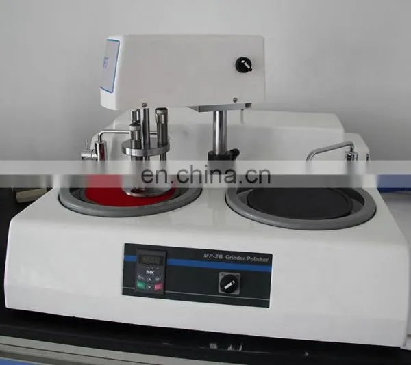 MP-2B Manual Metallographic Equipment Double Disc Sample Specimen Grinding And Polishing Machine photo-3