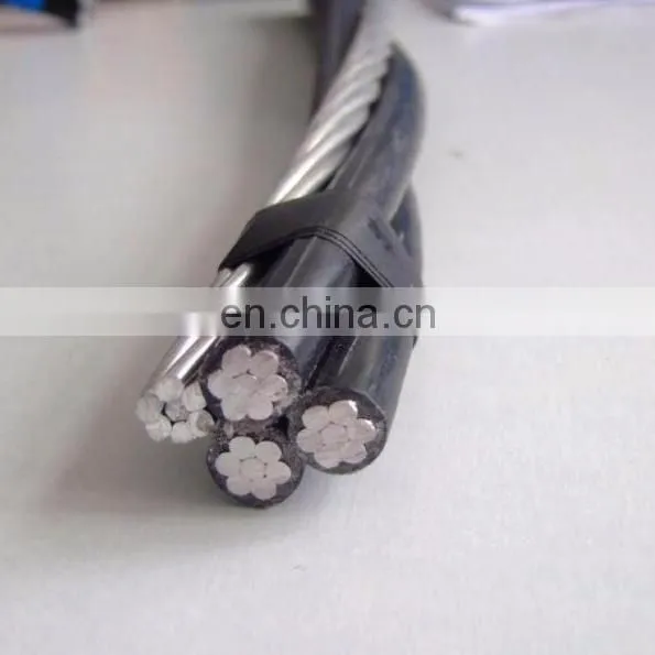Best Price Aluminum Conductor ABC Cable Overhead Transmission Line Quadruplex Cable 4x10mm2 photo-2