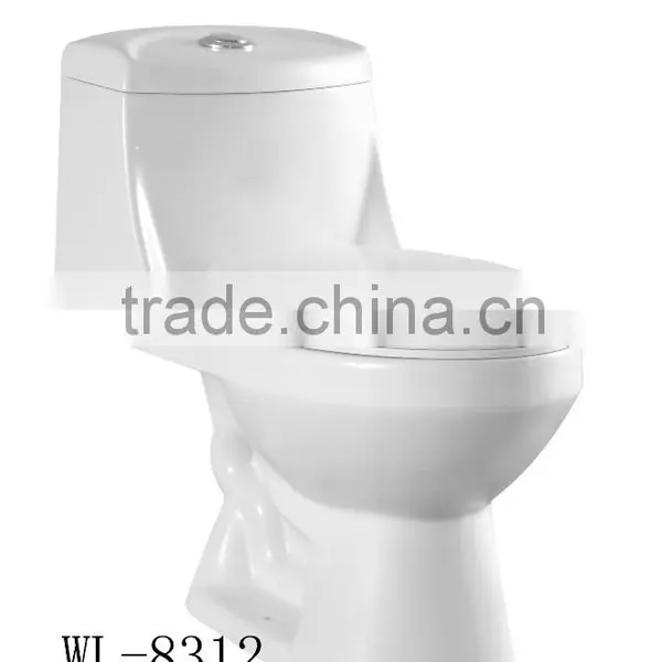 Economical Bathroom Washdown toilet with dual flush system