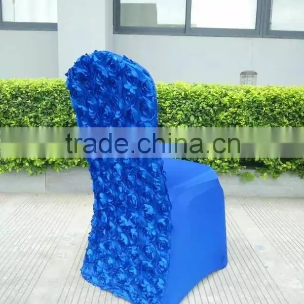 Cheap Spandex Chair Cover With Crochet Flower
