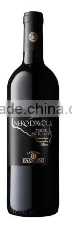 Oupusen 750 ml Nero Davola Italy Medium Sweet Red Wine