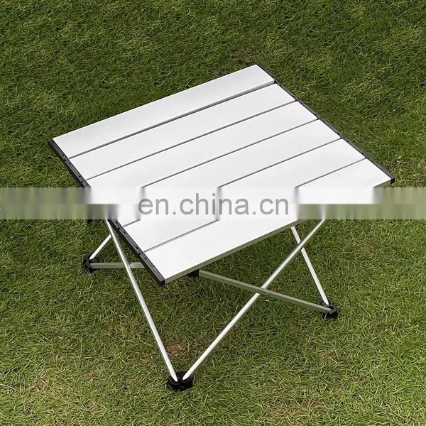 Outdoor Aluminum Folding Table Camping Portable Multi-functional Super Light Mini Picnic Table photo-2