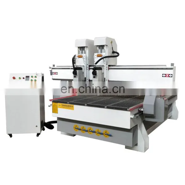 New Design Aluminium Composite Panel Woodworking Engraving Machine Double Heads Rotary CNC Router photo-2