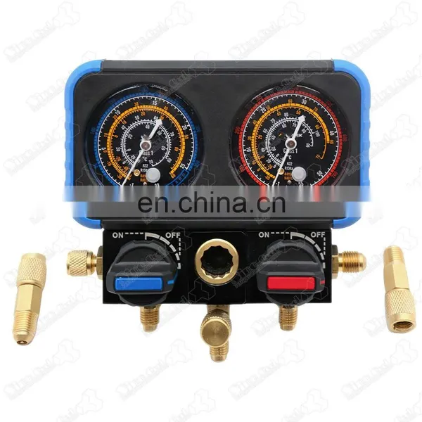 CT-536 VALUE Manifold Gauge Set HVAC Refrigeration System Auto Air Conditioner AC Charging R134A R22 R12 R502 R410A R404 VALUE photo-3