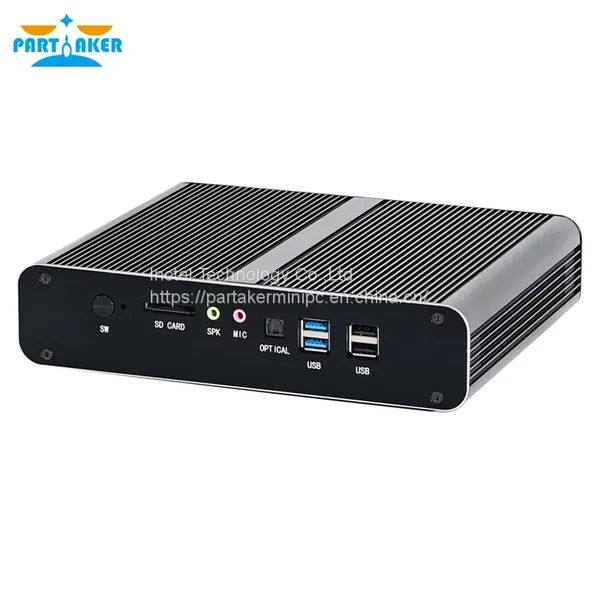 Partaker Mini PC Intel Core i7 1065G7 i5 1035G4 2*RAM Slots Max 64GB DDR4 RAM Gaming Desktop Computer 2*HDMI2.0 2*LAN 8*USB photo-2
