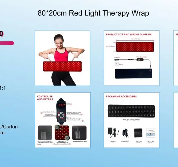 Newest Led Therapy Light Pad Wraps Therapy Beds for Full Body Half Body Healthcare and Wellness photo-2