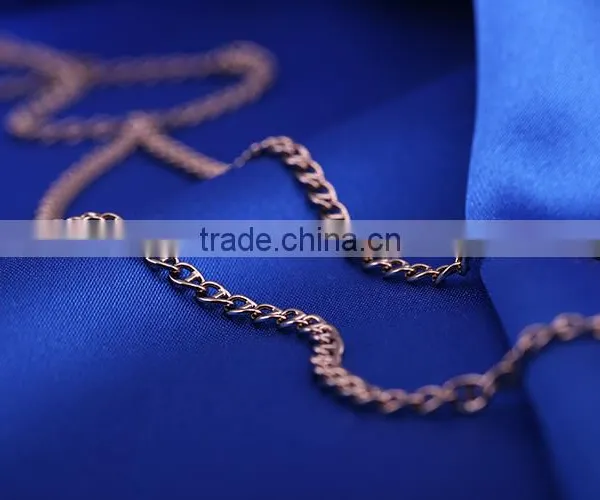 2015 New Model Jewelry Chain Decorative Chain Coffee Gold Plated Chain Necklace photo-5