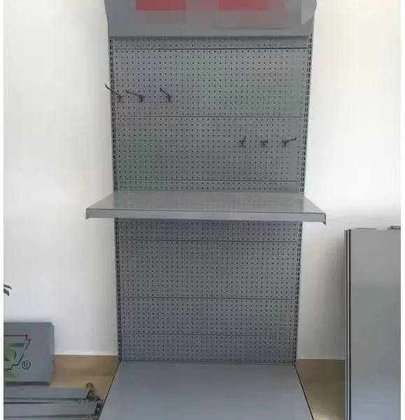 120x45cm Wall-Mounted Steel Tool Hanging Board Organizer Pegboard Panels Parts Storage Tool Display Shelf photo-5