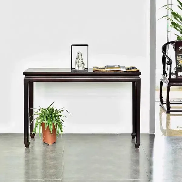 Console Table Solid Wood Flat Table Buddhist Table New Chinese Style Simple Offering Table photo-3