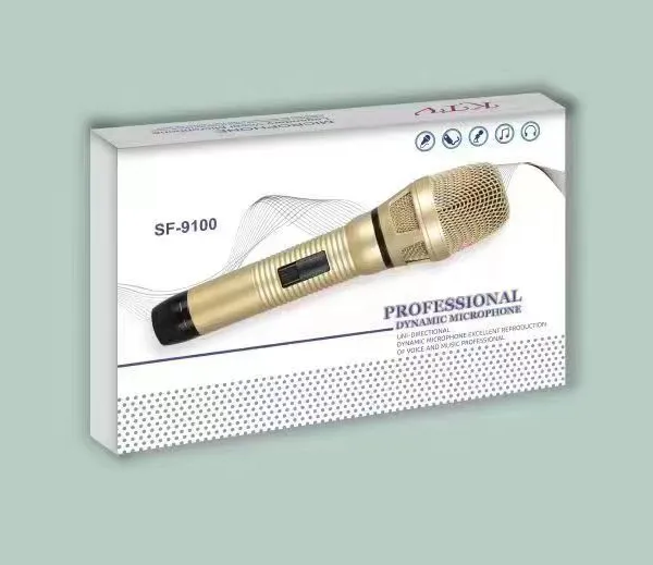 QCN Wired Microphone, Stage KTV Professional Dynamic Microphone SF9100