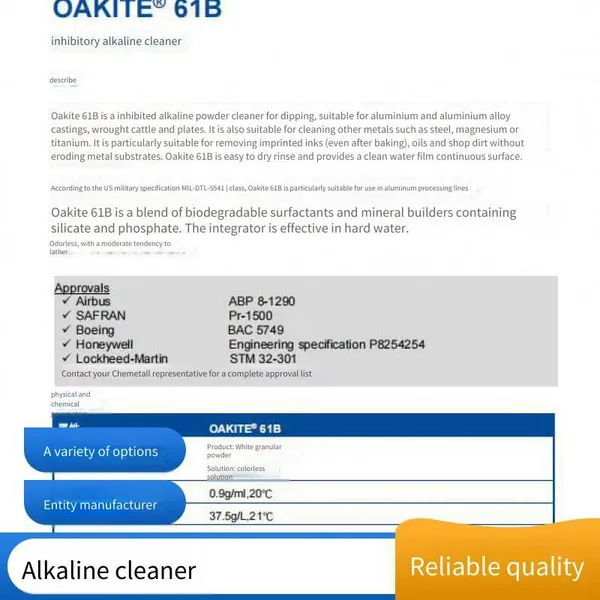Chemetall Basf Gardoclean 5869 5869 (oakite 100) High-alkaline Cleaner photo-2