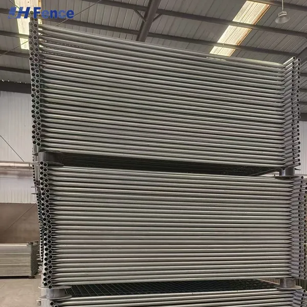 6 Feet Height Australia Temporary Galvanised Outdoor Fence Panels With Removable Concrete Base photo-5