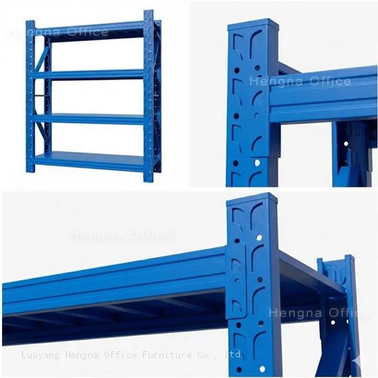 Modular Warehouse Shelving System for Pharmaceutical and Cold Chain Logistic Storage, Seamless Welding Butterfly Hole Storage Rack photo-2