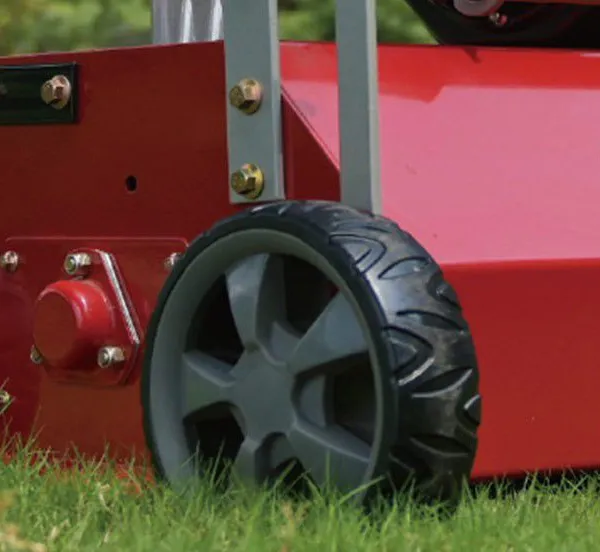 163cc Gas Powered Lawn Scarifier, 510mm Working Width, 5-Level Height Adjustable, Handheld Push Dethatcher for Lawn Care & Thatch Removal photo-3