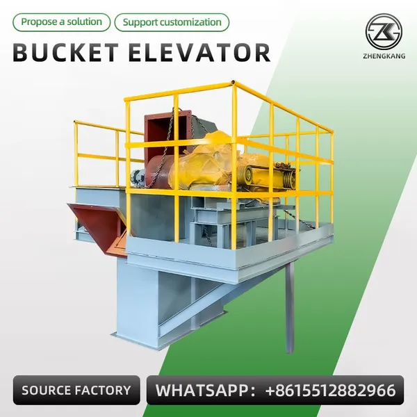 NE Series Bucket Elevator Vertical Conveyor for Grain Cement Sand Coal Powder photo-4
