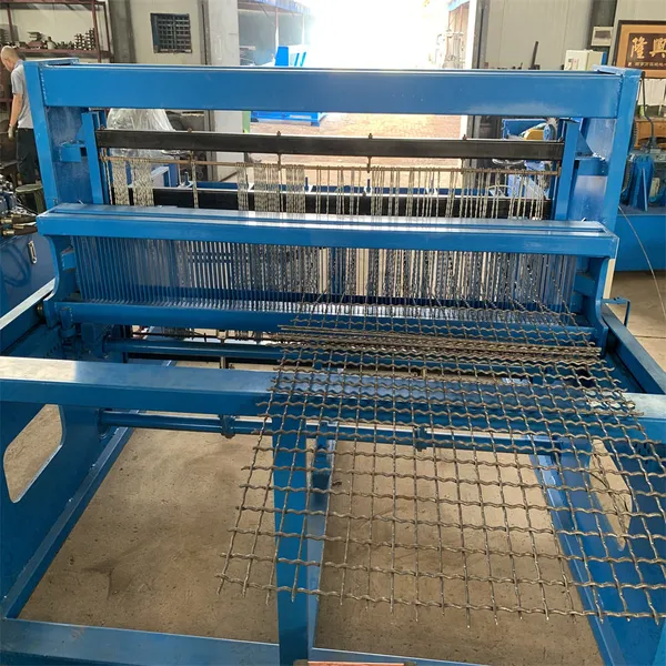 Hot-selling 2-6mm Steel Wire Mesh Screen Forming Machine, Embossed Wire Mesh Stamping Machine for Metal Grating photo-1