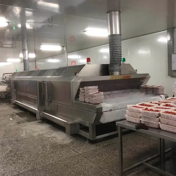 Industrial Food Freezing Machine Tunnel Quick-Freezing Potato Fries Chips Vegetable IQF Machine photo-2