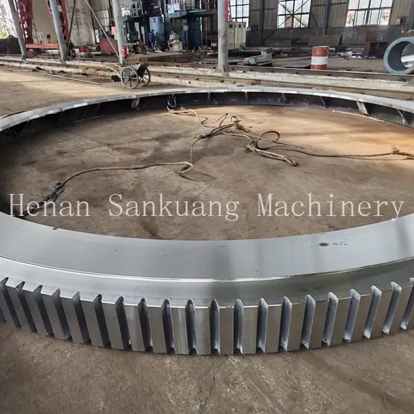 Large Ring Gear for Ball Mill With 42CrMo4 Material and 15-Year Lifespan
