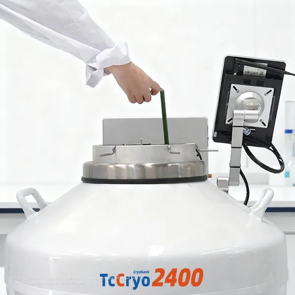 Sao Tome and Principe Cryobank 4200 Stem Cell Sample Bank Equipment TcCryo Storage Container photo-2