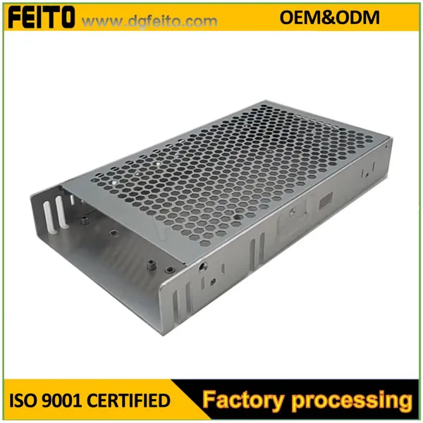 Custom Aluminium Alloy Power Supply Housing Waterproof Circuit Board Housing Sheet Metal Fabrication Services for Electronic