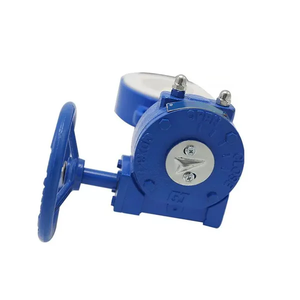 Manufacturer Direct Sales Cast Steel Lined Fluorine Butterfly Valve Turbine Clamp Butterfly Valve photo-4