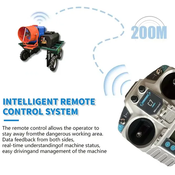 Agriculture Sprayer Robot Dual 1500W Brushless Motors 600l Agriculture Sprayer For Nurseries photo-4